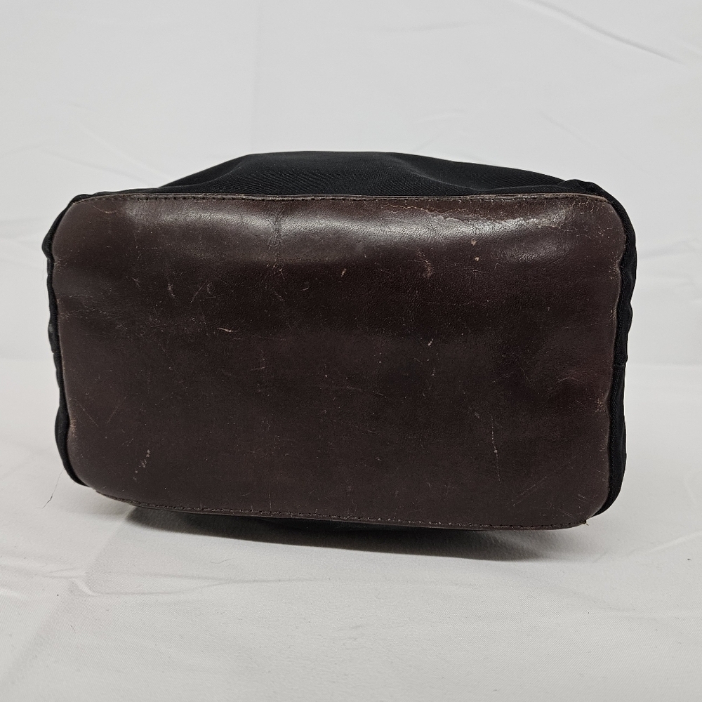 Fendi Vintage Zucca Tote Bag In Black Nylon And Leather Monogram - Picture 5 of 16